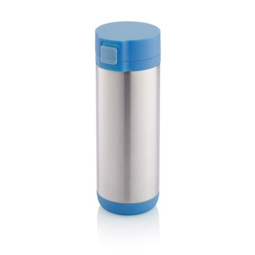 Uzamykateľný termohrnček Lock, 250 ml, XD Design, modrý / šedý