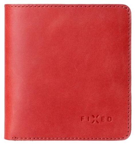 Peňaženka FIXED Classic Wallet z pravej hovädzej kože červená