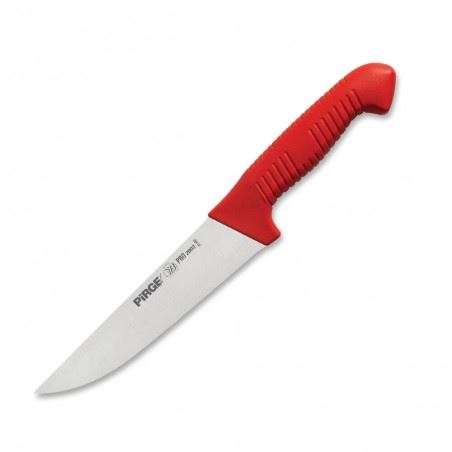 mäsiarsky porcovací nôž 160 mm - červený, Pirge PRO 2002 Butcher