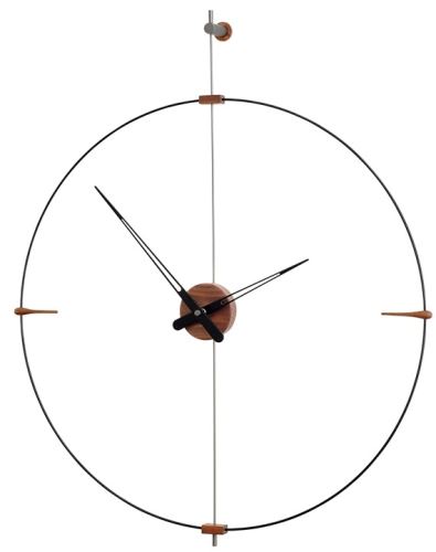 Dizajnové nástenné hodiny Nomon Bilbao Graphite Small 92cm