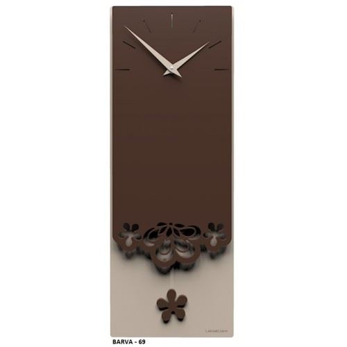 Dizajnové hodiny 56-11-1 CalleaDesign Merletto Pendulum 59cm (viac farebných verzií) Farba čokoládová - 69