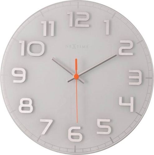 Dizajnové nástenné hodiny 8817wi Nextime Classy round 30cm