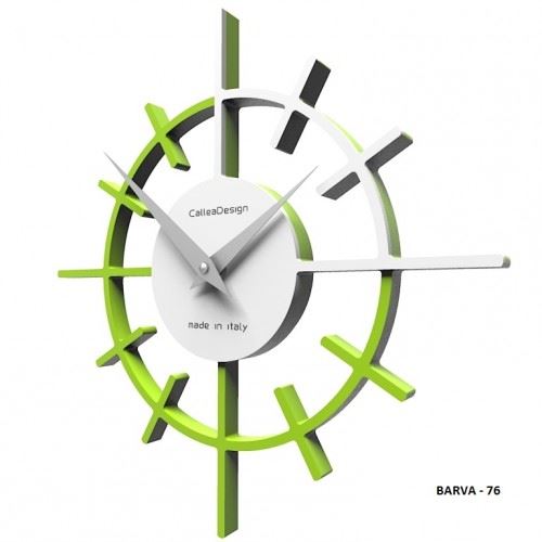 Dizajnové hodiny 10-018 CalleaDesign Crosshair 29cm (viac farebných verzií) Farba zelené jablko-76