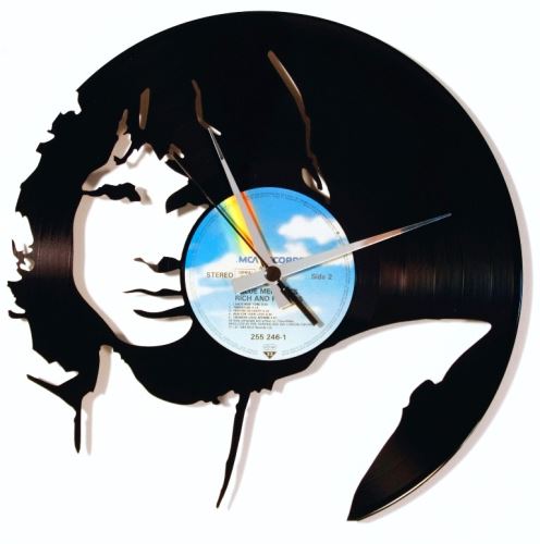 Dizajnové nástenné hodiny Discoclock 104 Jim Morrison 30cm
