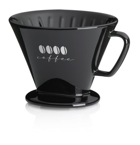 KELA KELA Kávový filter porcelánový Excelsa L čierna KL-12493