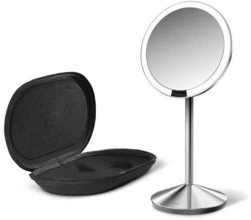 Kozmetické zrkadlo Simplehuman - Sensor Tru-lux LED osvetlenie, 10x zväčšenie, dobíjacie