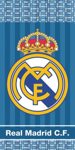 Futbalová osuška Real Madrid Blue Stripes