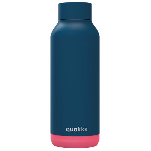 Nerezová fľaša Solid, 510 ml, Quokka, tmavo modrá/ružová
