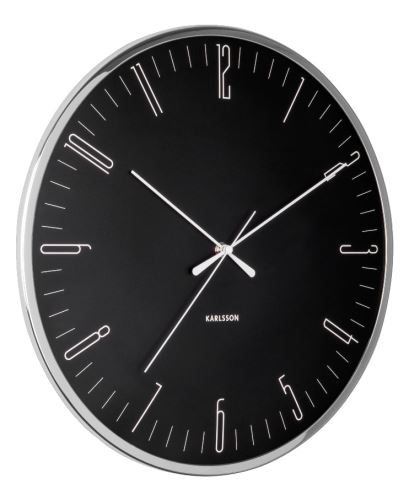 Dizajnové nástenné hodiny 5754BK Karlsson 40cm