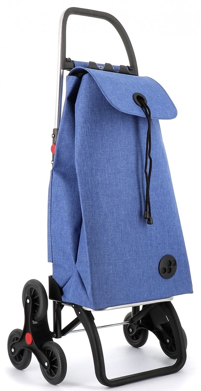 Rolser I-Max Tweed 6 Logic nákupná taška na kolieskach, modrá