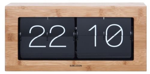 Dizajnové nástenné / stolové preklápací hodiny 5642WD Karlsson 37cm