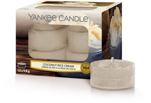 Sviečka YANKEE CANDLE Coconut Rice Cream 12 × 9,8 g