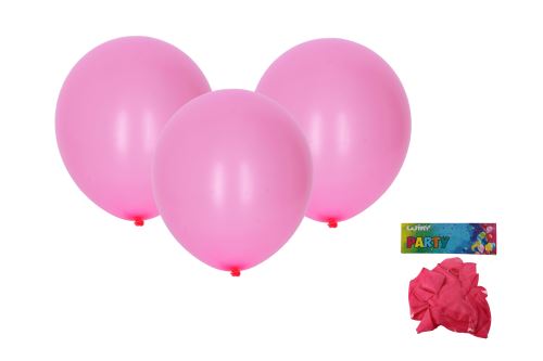 Balónik nafukovací 30cm - sada 10ks, ružový