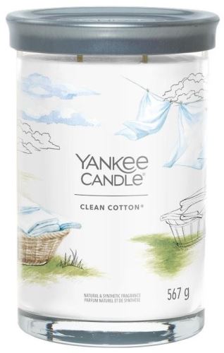 Sviečka YANKEE CANDLE Signature 2 knôty Clean Cotton 567 g