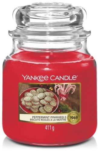 Sviečka YANKEE CANDLE Peppermint Pinwheels 411 g