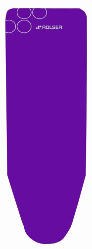 Rolser poťah na žehliacu dosku 110 x 32 cm, veľ. poťahu S 120 x 42 cm, fialový