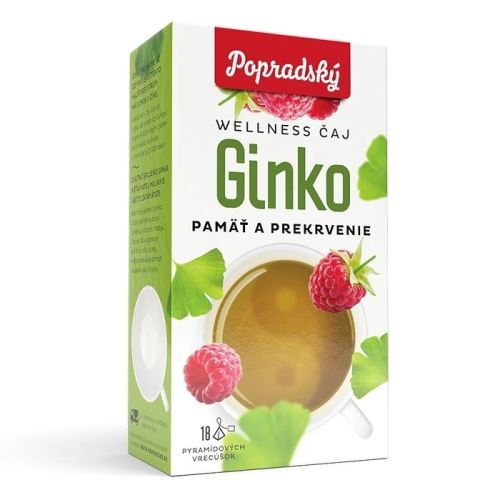 BOP Poprad Popradský wellness čaj - Ginko - pamäť a prekrvenie