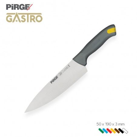 kuchársky nôž Chef 190 mm, Pirge Gastro HACCP 7 farieb