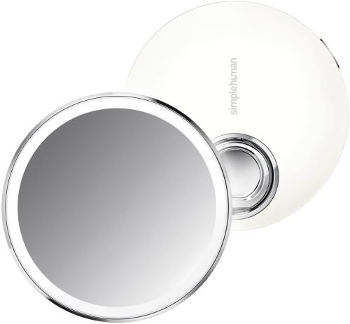 Kapesní kosmetické zrcátko Simplehuman Sensor Compact, LED světlo, 3x zvětšení, bílé