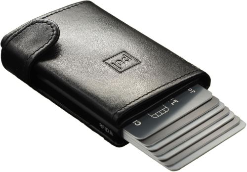 Peňaženka Pularys Pánska kožená peňaženka čierna, 173913101
