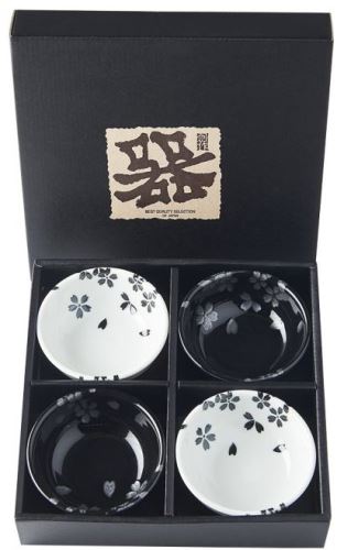 Sada misiek Made In Japan Set misiek Black & White Sakura 100 ml 4 ks