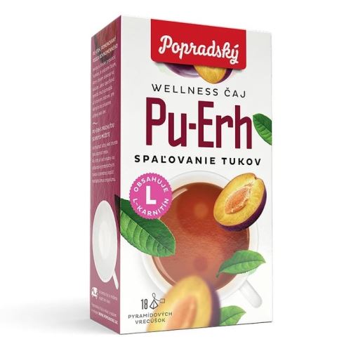 BOP Poprad Popradský wellness čaj - Pu-erh - spaľovanie tukov