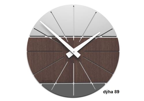 Dizajnové hodiny 10-029 natur CalleaDesign Benja 35cm (viac dekorov dyhy) Design wenge - 89