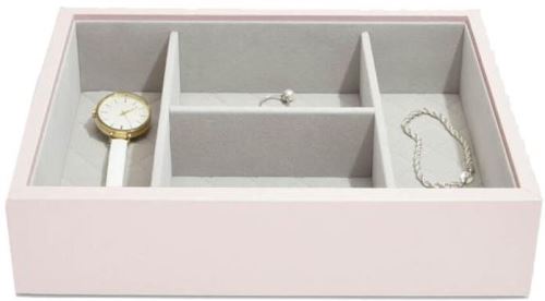 Šperkovnica STACKERS box na šperky Blossom Pink Leather Watch/Accessories 75451