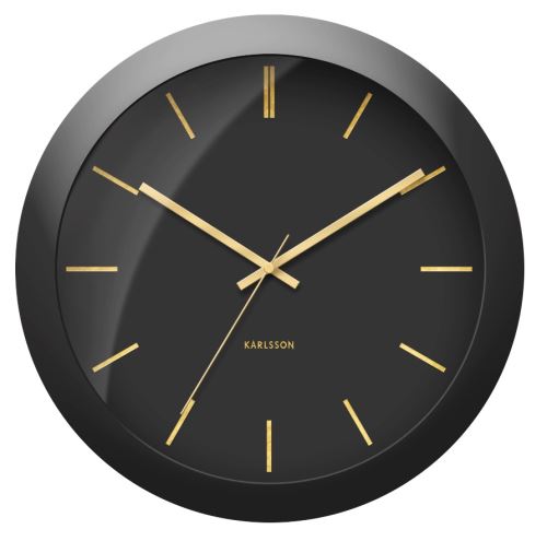 Dizajnové nástenné hodiny 5840BK Karlsson 40cm
