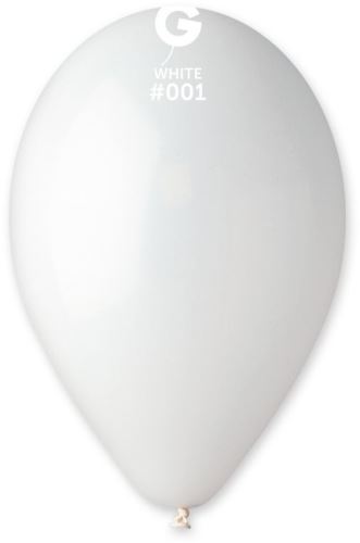 Balonky Nafukovací balónky, 26cm, bílá, 10ks