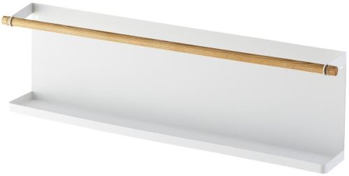 YAMAZAKI Polička na bok kuchynskej skrinky Tosca 5475, š.62,5 cm, biela