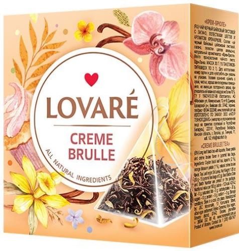 Čaj Lovaré Creme Brulee (15 pyramíd)