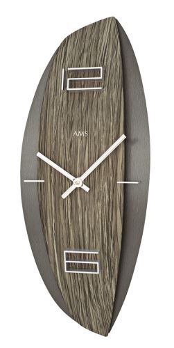Dizajnové nástenné hodiny 9600 AMS 45cm