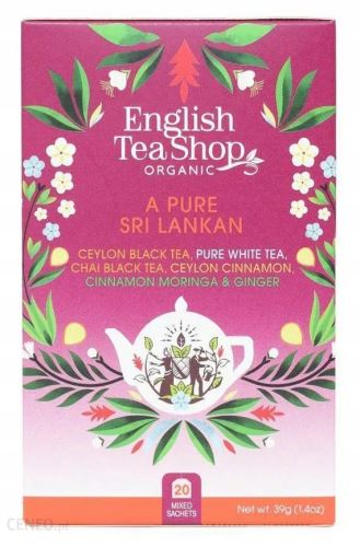 Čaj English Tea Shop Mix čajov Čistý Srilančan 40g, 20 ks bio ETS20