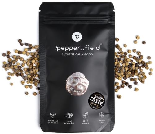 Korenie .pepper..field Zelené lyofilizované Kampotské korenie so soľou - EXCLUSIVE 50 g