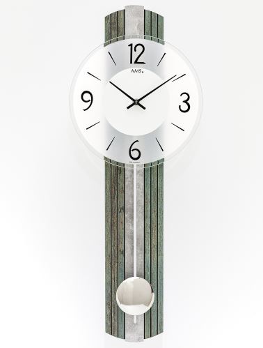 Dizajnové kyvadlové hodiny 7488 AMS 62cm