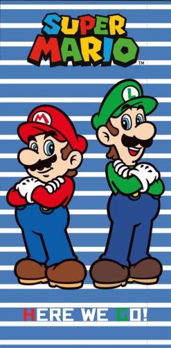 Detská osuška Super Mario a Luigi