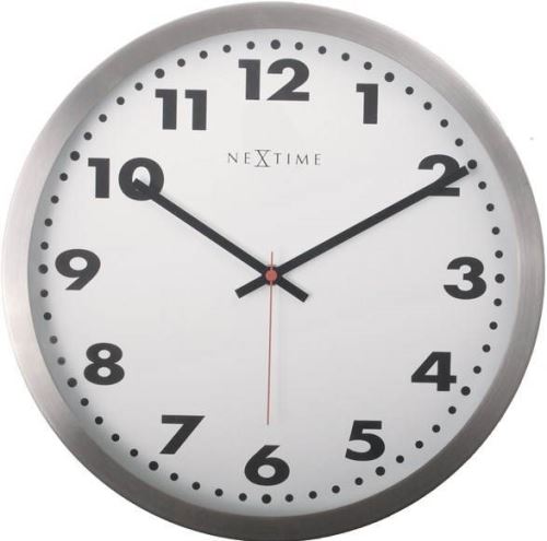 Dizajnové nástenné hodiny 2521 Nextime Arabic White 34cm