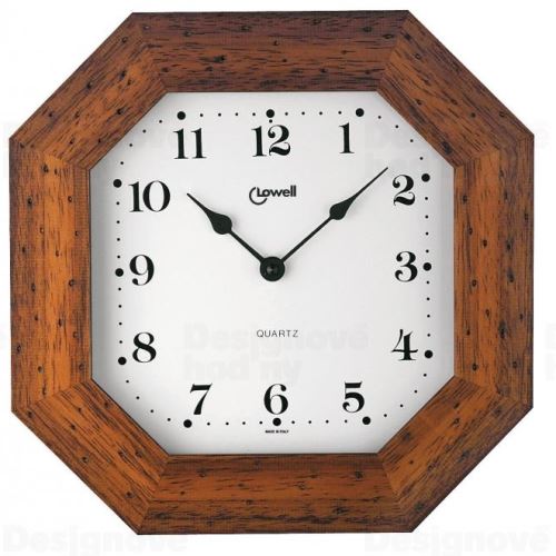 Dizajnové nástenné hodiny Lowell 01748NA Clocks 29cm