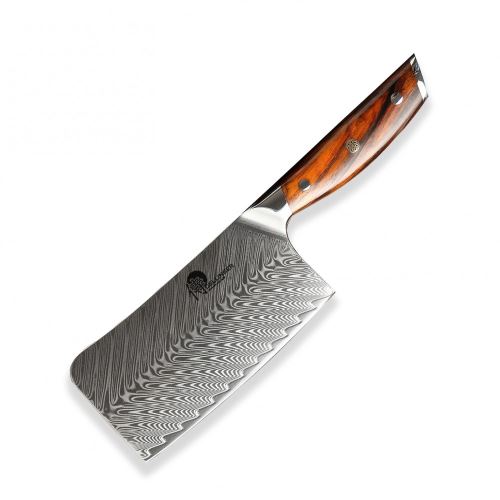 čínsky nôž (Cleaver) 165 mm - Dellinger Rose-Wood Damascus