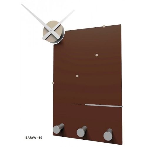 Dizajnové hodiny 10-130 CalleaDesign Oscar 66cm (viac farebných verzií) Farba čokoládová - 69