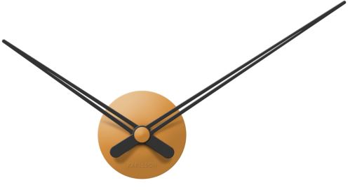 Dizajnové nástenné hodiny 5838BR Karlsson caramel brown 44cm