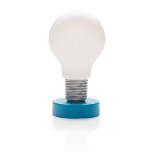 Stolná LED lampa bez potreby elektrickej energie, Loooqs, modrá