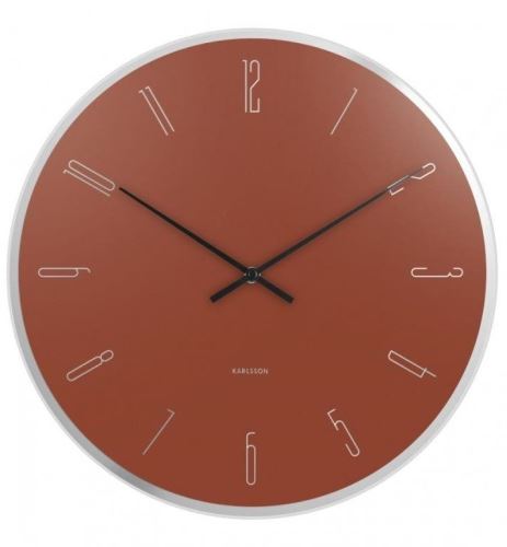 Designové nástěnné hodiny 5800BR Karlsson 40cm