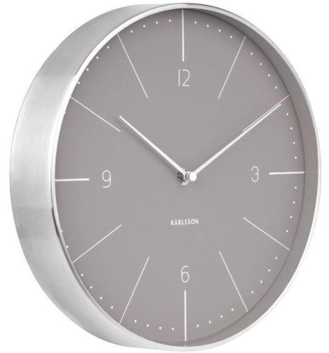 Dizajnové nástenné hodiny 5682GY Karlsson 28cm