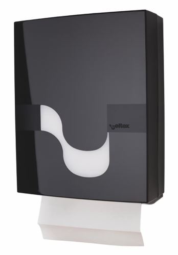 Zásobník na uteráky CELTEX Megamini na skladané uteráky - čierny