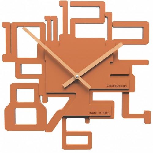 Dizajnové hodiny 10-003 CalleaDesign Kron 32cm (viac farebných verzií) Farba terracotta-24