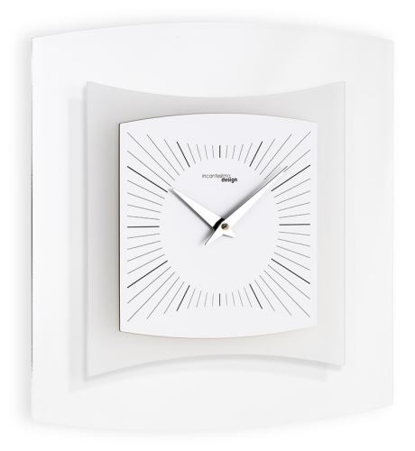 Dizajnové nástenné hodiny I059BN white IncantesimoDesign 35cm