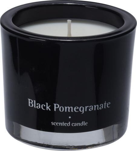 Sviečka H&L Vonná sviečka v skle Bougie 9 cm, Black Pomegranate, čierna