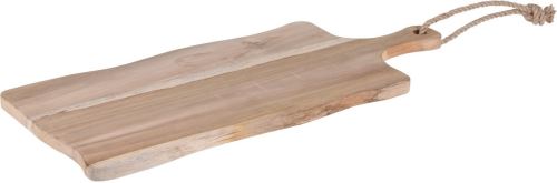 Krájacia doska H&L Drevená doska na krájanie 49x20x1, 5cm, teak drevo